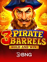 3 Pirate Barrels Hold and Win