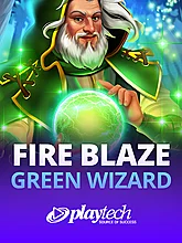 Fire Blaze Green Wizard